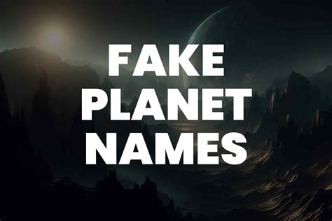 fake planet name generator|halo planet name generator.